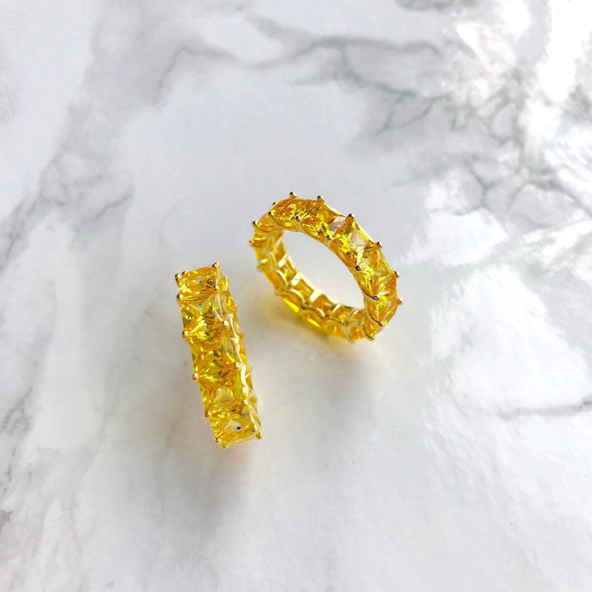 CANARY BANDS SET - KING ME Custom Jewelry by PG