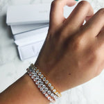 DIAMOND LINK NECKLACE & BRACELET SET - KING ME Custom Jewelry by PG