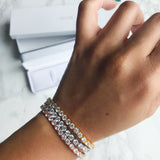 DIAMOND LINK NECKLACE & BRACELET SET - KING ME Custom Jewelry by PG