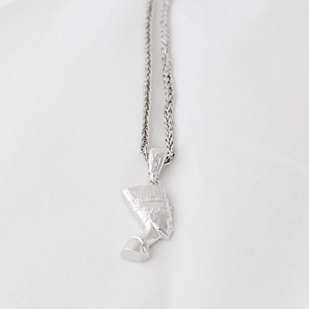 QUEEN NEFERTITI NECKLACE - KING ME Custom Jewelry by PG