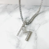 ICYY INITIAL DIAMOND LINK NECKLACE - KING ME Custom Jewelry by PG