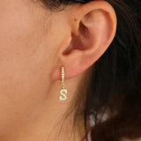 PHARAOH INITIAL EARRINGS - KING ME Custom Jewelry by PG
